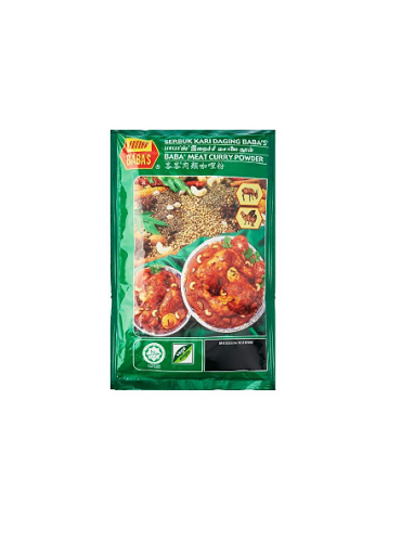 baba’s meat curry powder 125g