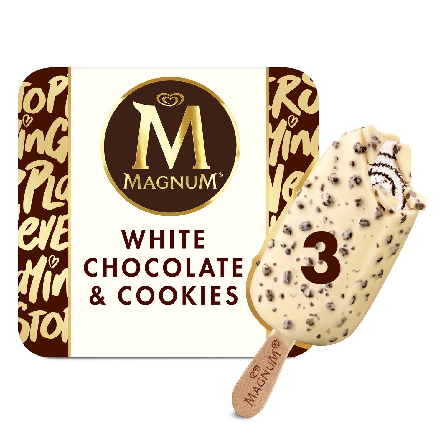 Magnum White Chocolate cookies